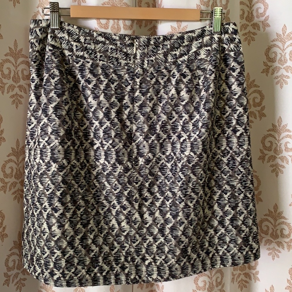 Banana Republic snakeskin pattern skirt pockets 10